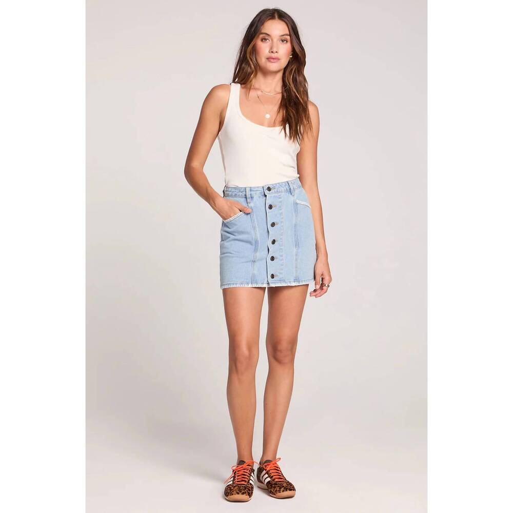 NEW SALTWATER LUXE lenna skirt in light blue